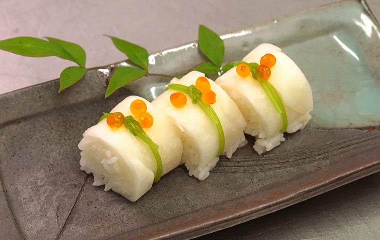 シェフパートナーズ料理塾 源氏山 髙橋有希料理長 蕪の棒寿司